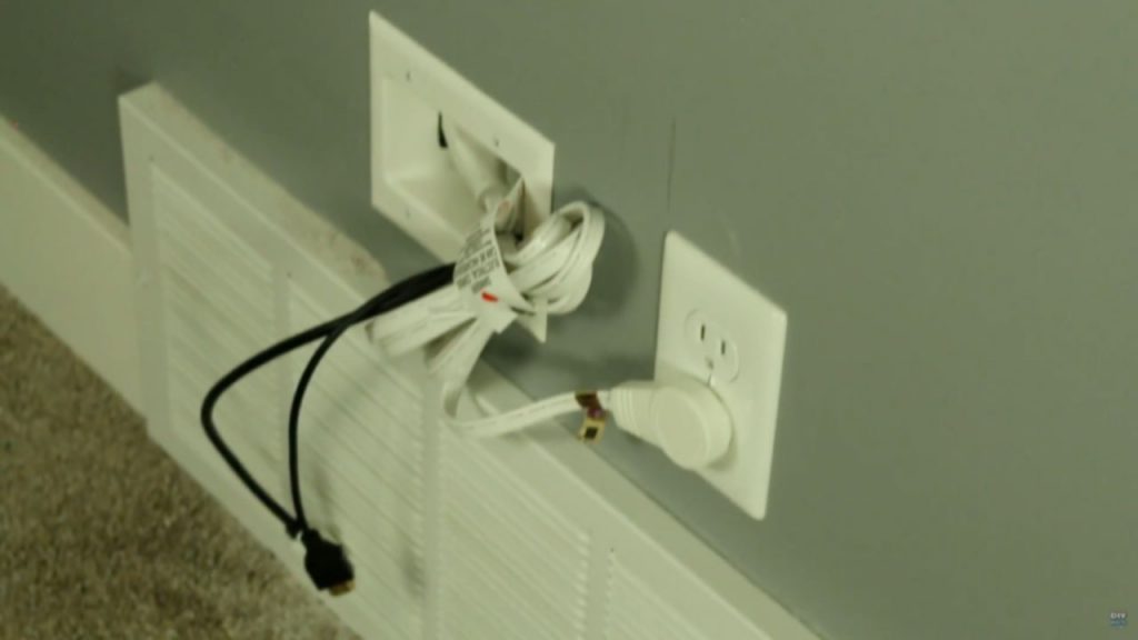 How To Hide Your Tv Wires In 30 Minutes Diy Nils